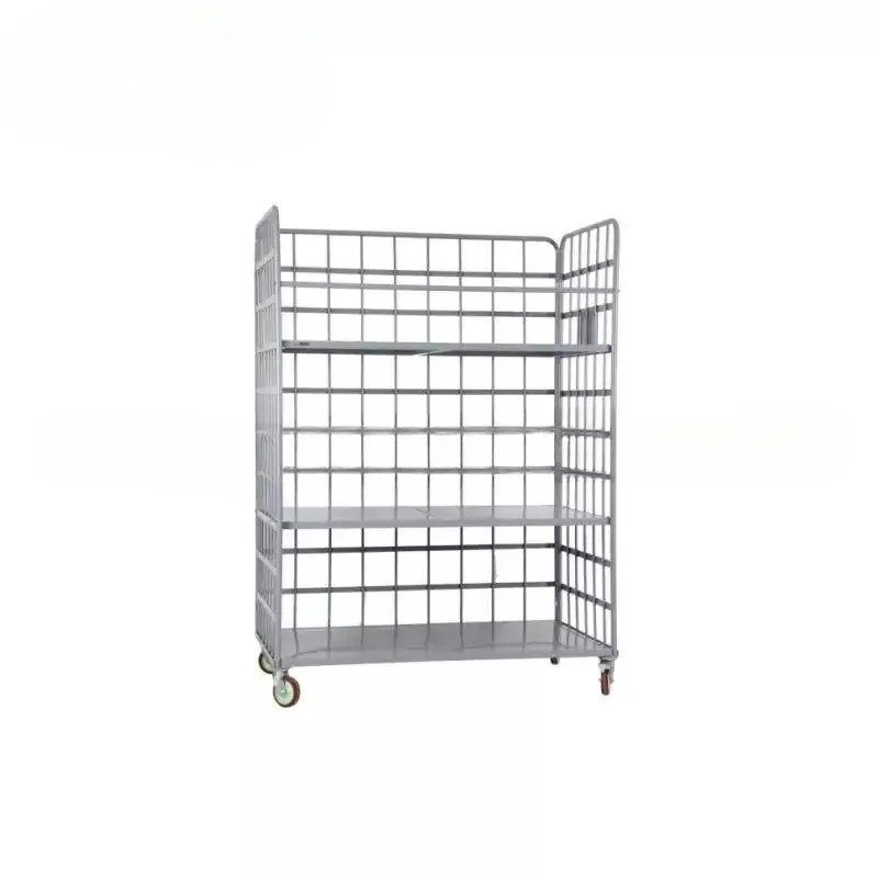 1Pcs Stainless Steel Accessories Tools Storage Cage FRS020050A/B Mobile Panel Trolley
