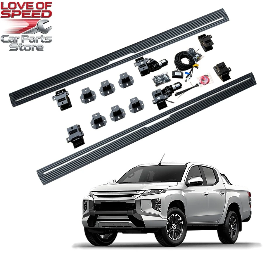 

2026 New Arrival Wear Resistant Aluminum Board Automatic Electric Power Side Step For Mitsubishi TRITON L200 Crew Cab 2015-2022