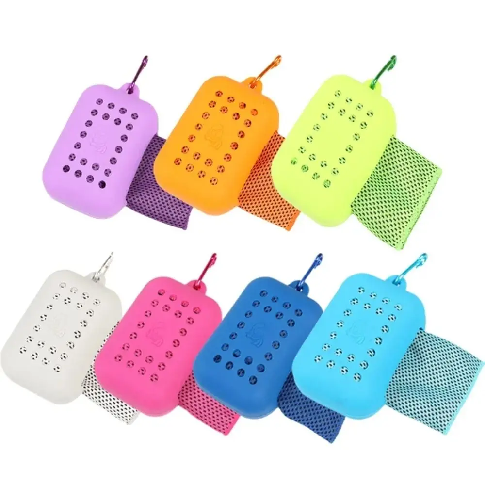 Portable Polyester Cooling Towel Quick Dry Silica Gel Quick Dry Towel Absorbent Microfiber Ice Towel Summer