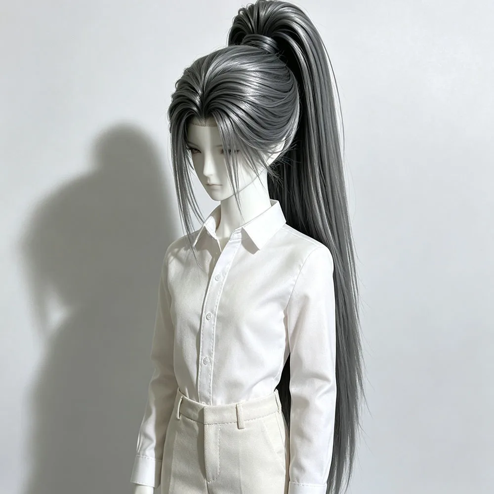 New Antique Style 1/3 1/4 1/6 Doll Wig Without High Ponytail Design Ordinary Hair Cover Dress Up Toy Bjd Doll Accessories