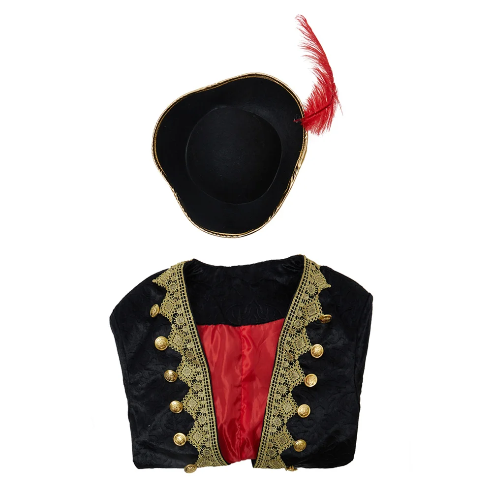 

18th Century Men's Tudor Victorian Colonial Tuxedo Jacket Coat with Hat British George Washington Rench England Suits