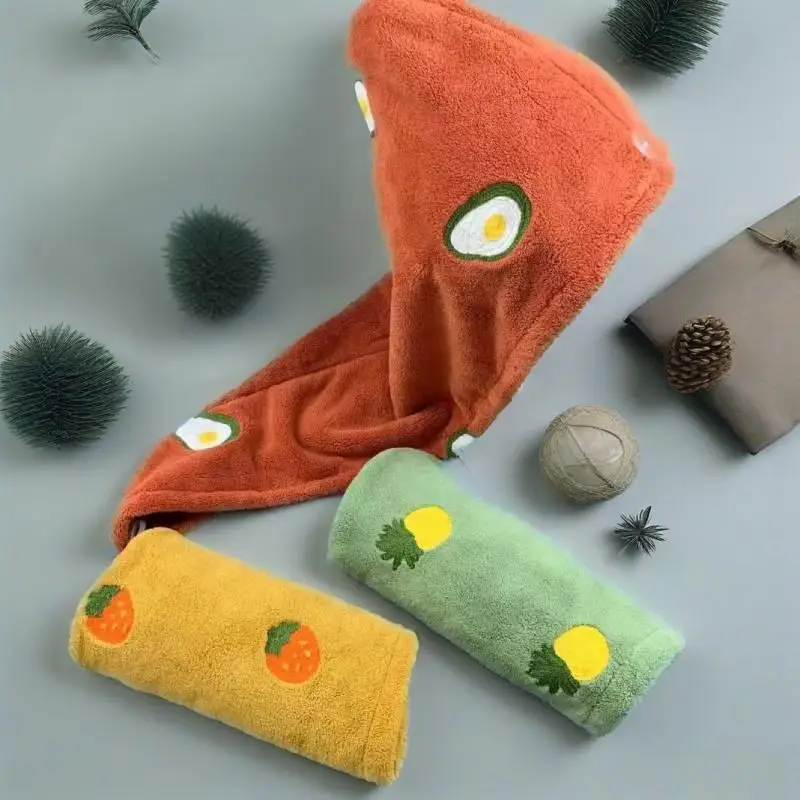 

Быстросохнущее полотенце для волос из микрофибры для женщин, ультра впитывающее полотенце для волос, мягкая шапочка для душа с длинными волосами, женский тюрбан на голову