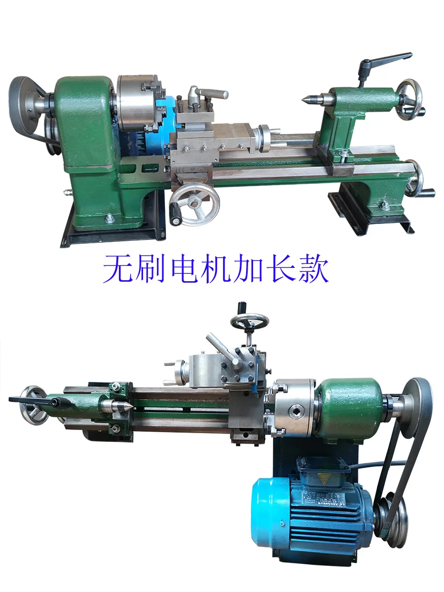 Micro instrument small lathe, metal metalworking lathe, cast iron integrated desktop lathe, household balcony, basement