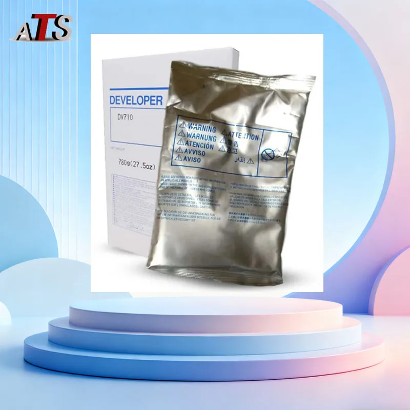 

1PCS DV710 Developer for Konica Minolta Bizhub 600 601 750 751 Compatible Copier Developer Powder BK780g