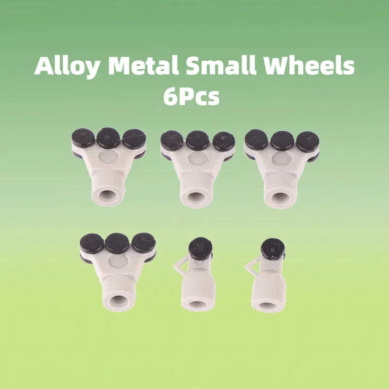 1 Juego de ruedas pequeñas de aleación de Metal para 20cm Unión Soviética Air 225 An-225 modelo de avión