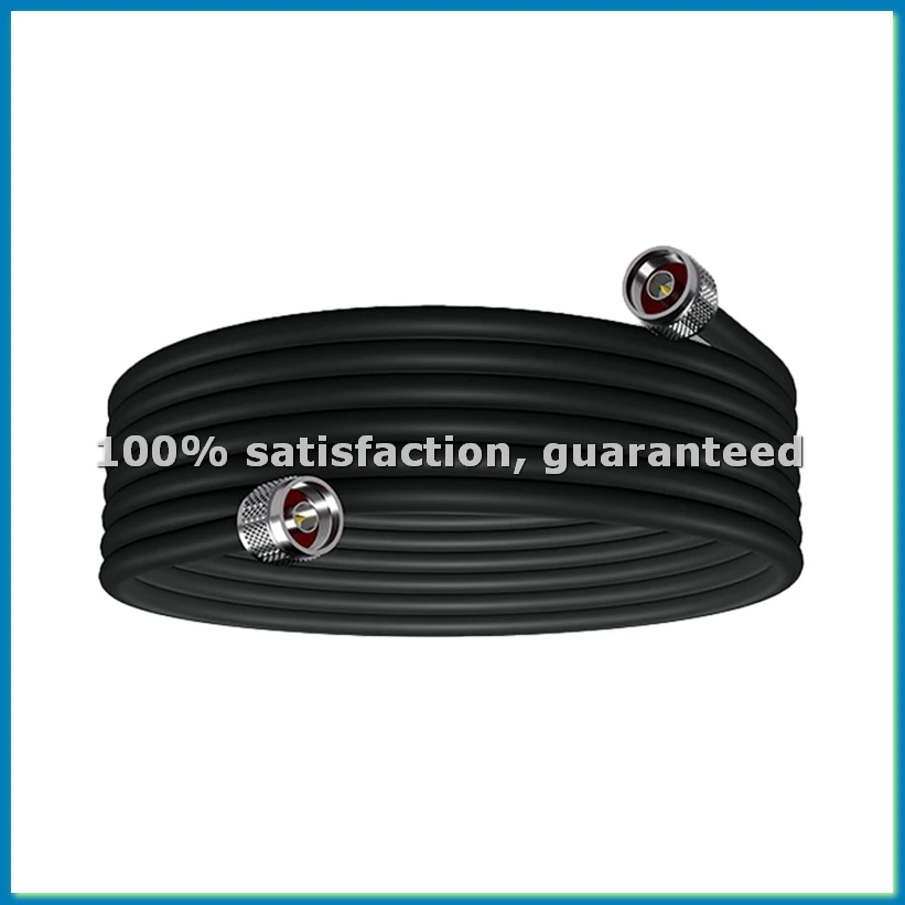 20M RF Coaxial Communication Cable Low Loss Feeder Antenna Transfer Wiring for Antenna, and Satellite Applications-A51M