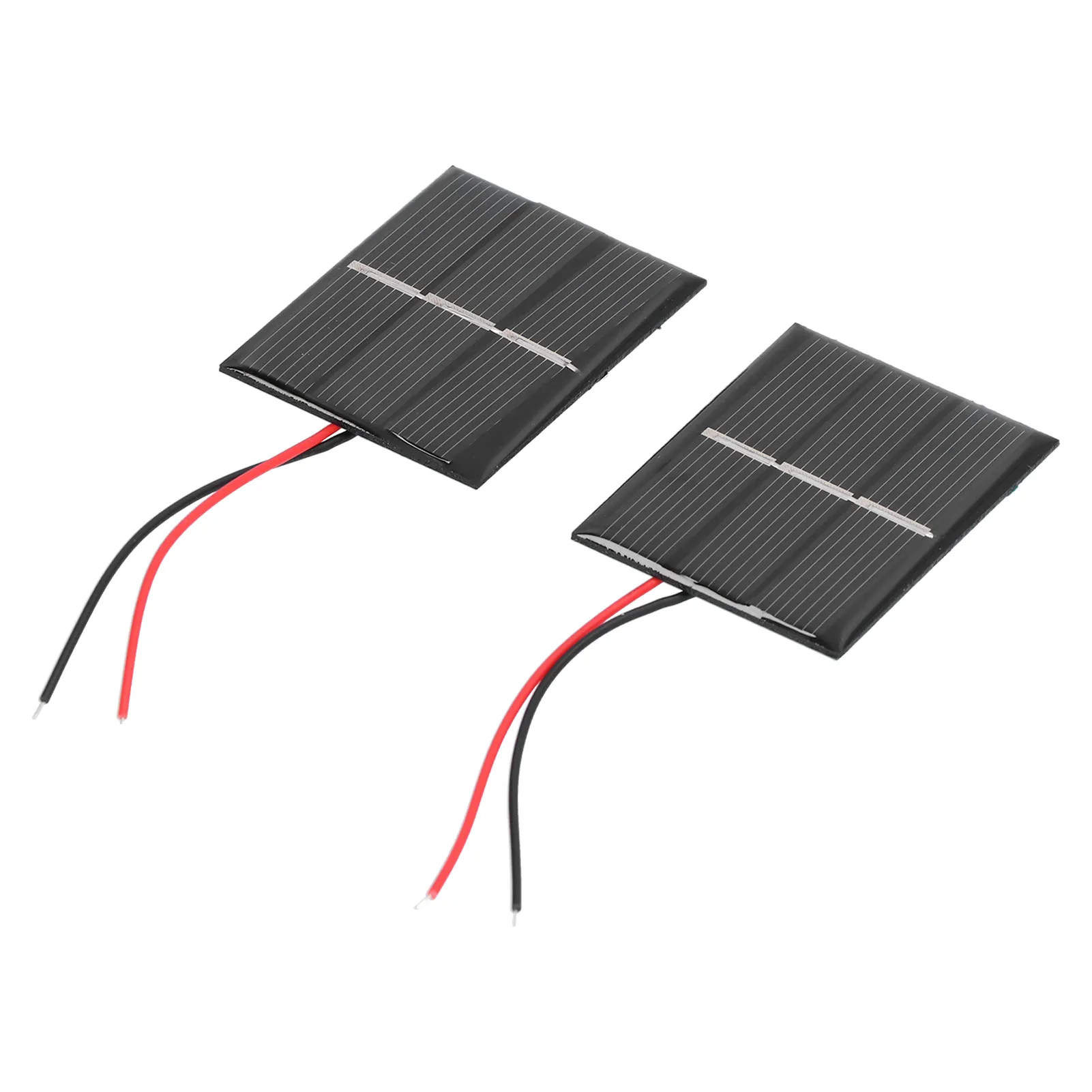 2Pcs Solar Panel Module Polysilicon Solar Panel Micro Mini Power Solar Cells Low‑Power Electrical Appliances Power Supply Tools