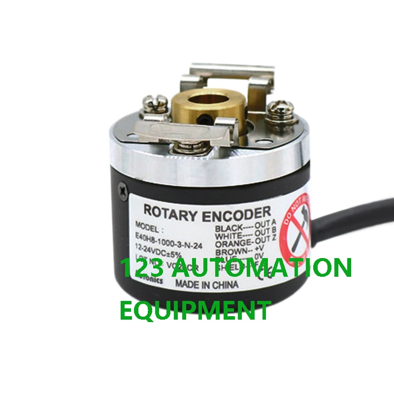 

Authentic New Autonics E40H8-1000 1024 2000 2500-3-N-24 Hollow Shaft Incremental Rotary Encoder