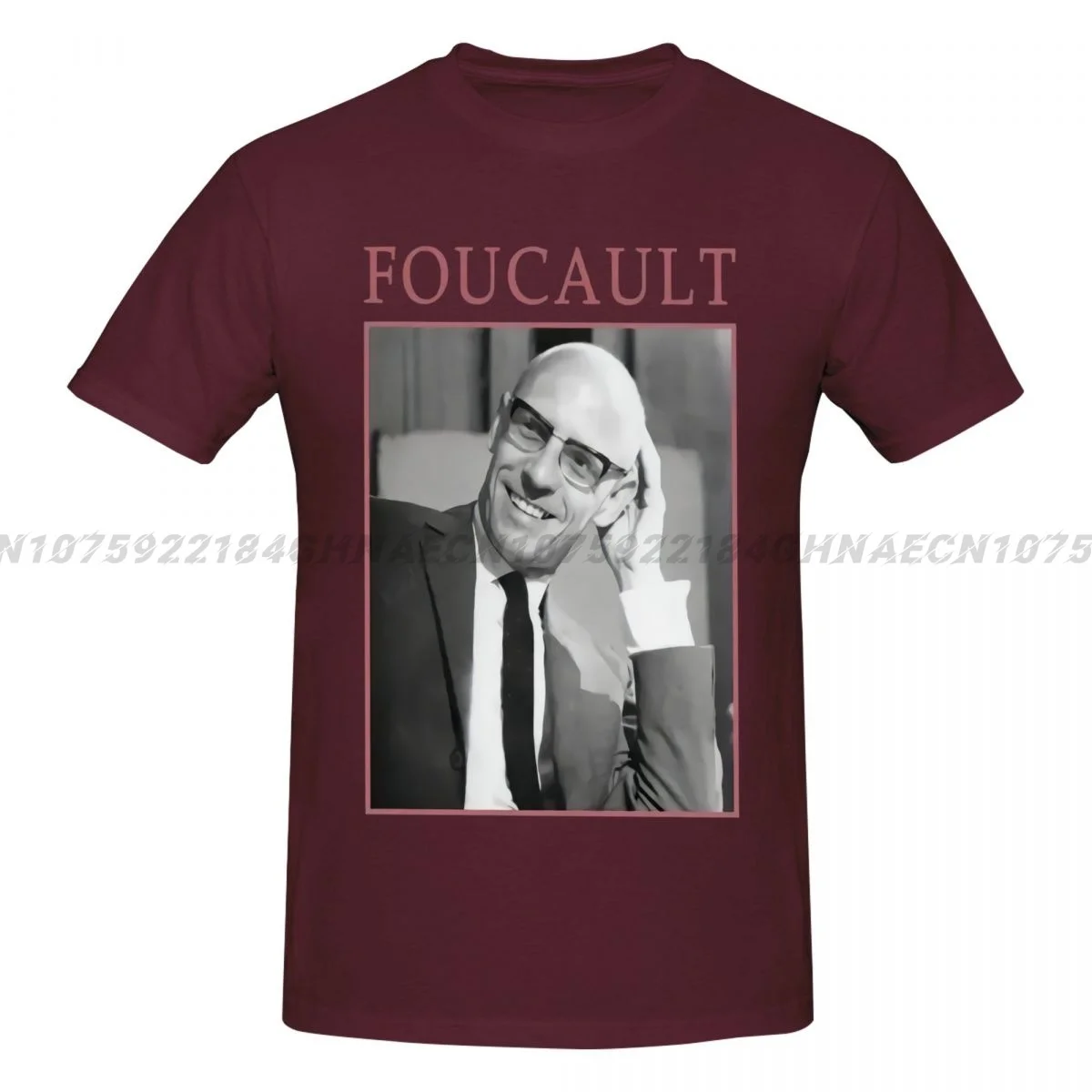 Mens Foucaults Brand Fashion Cotton T-shirt Summer T Shirts For Men Michel Foucault Classic Book Literary History Tee T Shirt