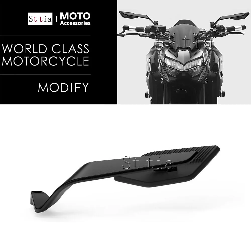 

For Kawasaki Z900 Z 900 SE Z650 Z 650 New 2017-2025 Motorcycle Rearview Mirror Adjustable Side View Mirrors Wind Wing Mirrors