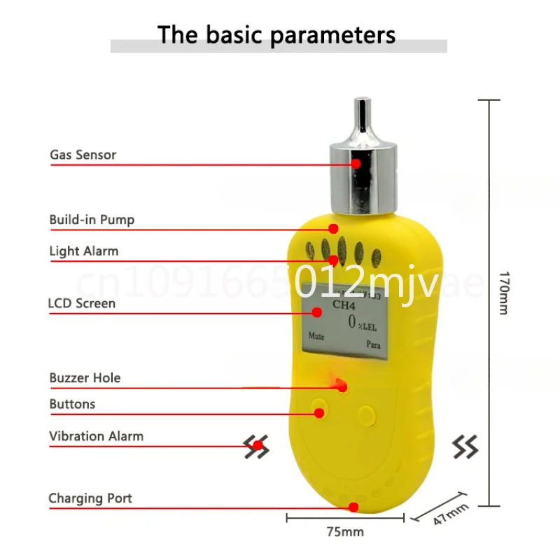 portable pump suction nitrogen gas detector n2 analyzer 70-100%vol high precision