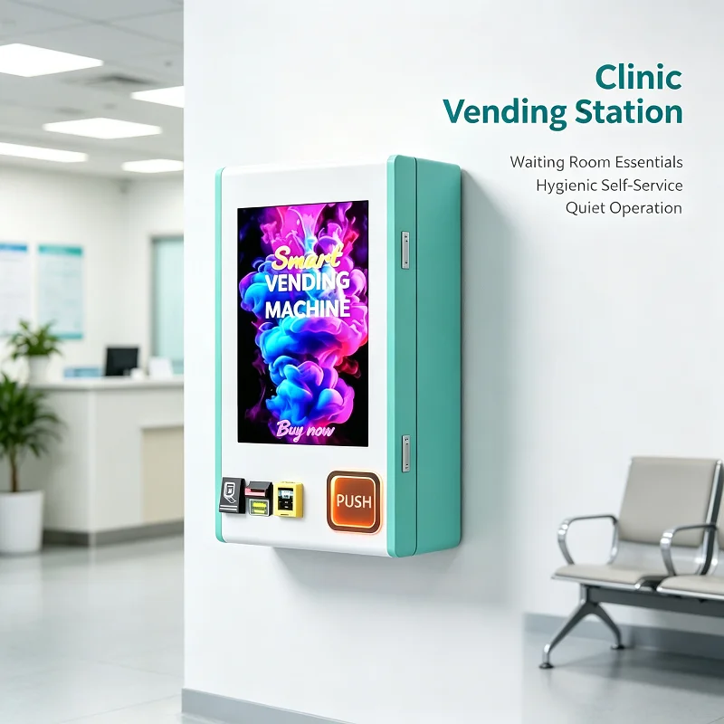 Mini Wall Mounted Vending Machine Age Control Small Beverage Snack Rack for Convenience Store Counter
