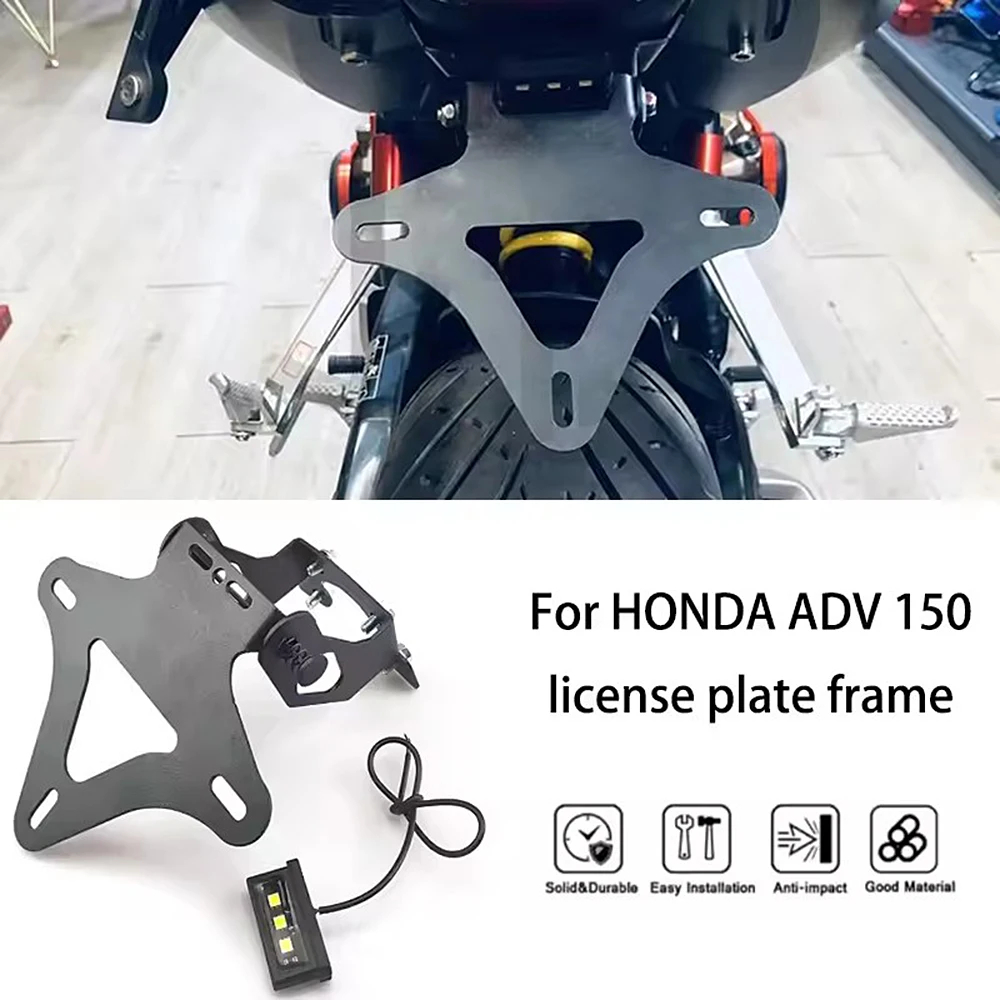 

Tail Tidy For HONDA ADV150 ADV 150 2019 2020 2021 Motorcycle License Number Plate Holder Bracket Rear Fender Eliminator Mount