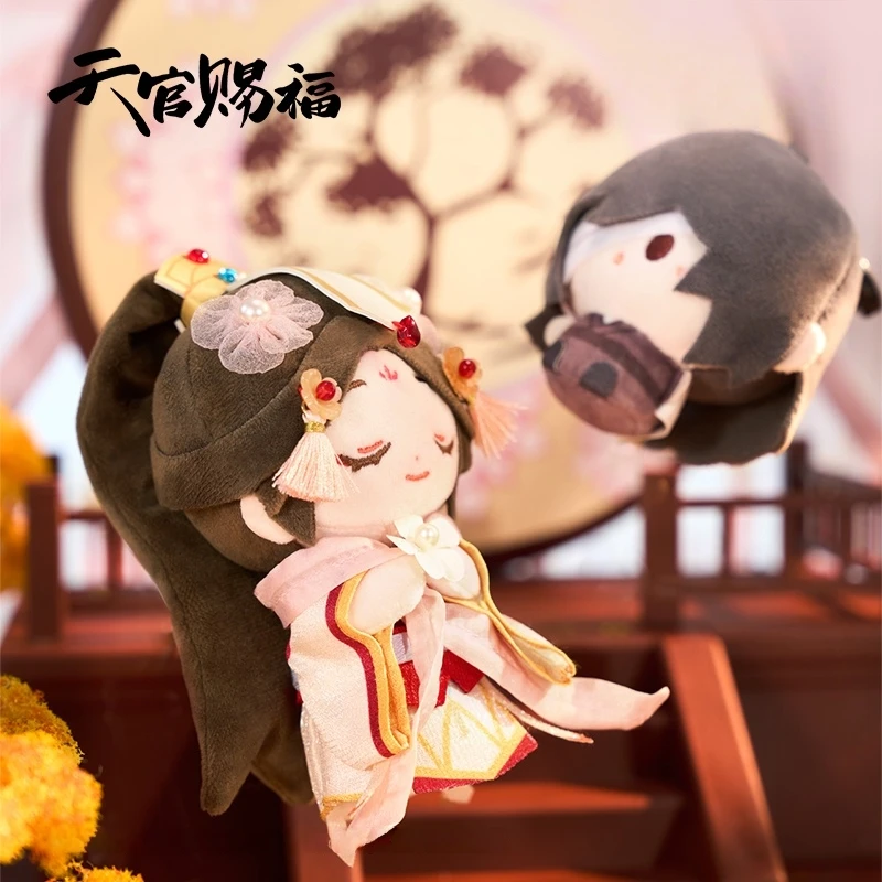 Подлинная плюшевая кукла Heaven Official'S Blessing Xie Lian Tai Zi Yue Shen, мягкая подвеска Tgcf, модная игрушка, орнамент, периферийный подарок