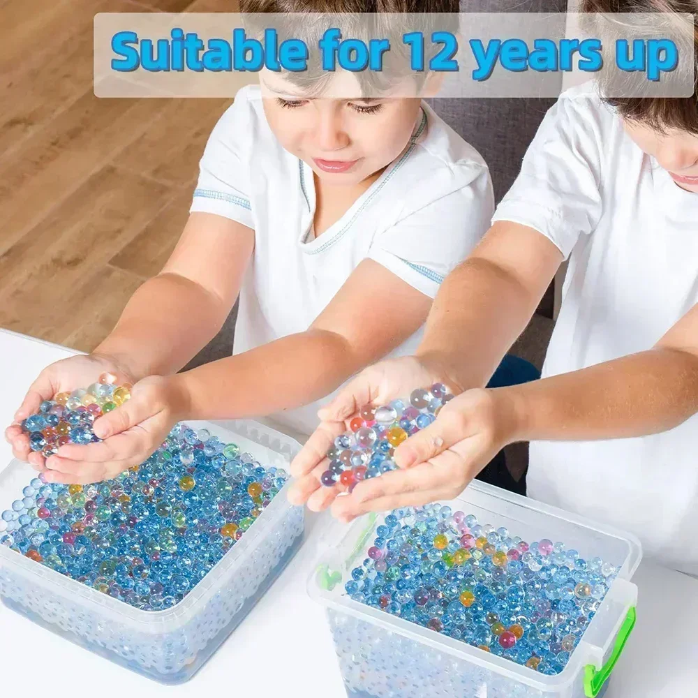 شعبية كرات الماء الخرز مع زجاجة 7-8 مللي متر هلام المياه الخرز يعمل ل هلام الكرة بندقية و ترشيش الكرة الناسف غير سامة لا وصمة عار