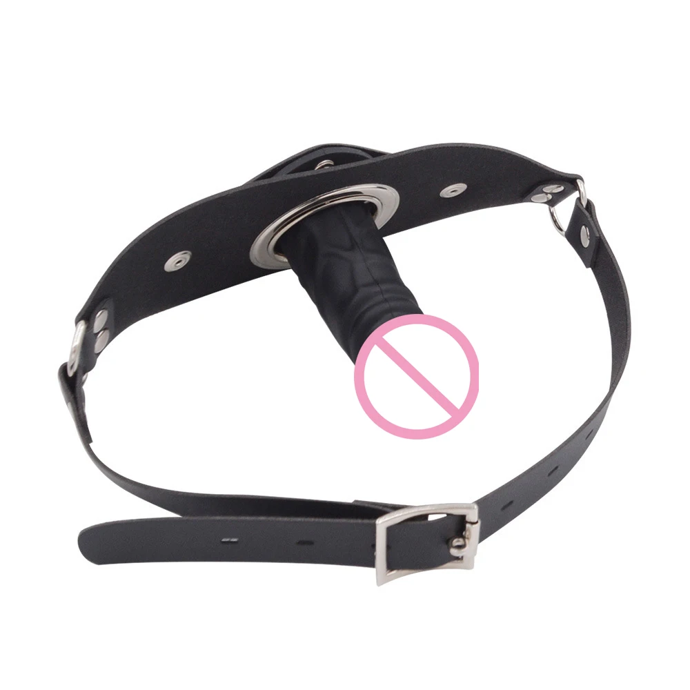 الكبار دسار لعبة الجنس BDSM الفم الكمامة الإناث الاستمناء القضيب مثليه يمكن ارتداؤها دسار زوجين SM الرقيق الفم الكمامة الاستمناء اللعب #2