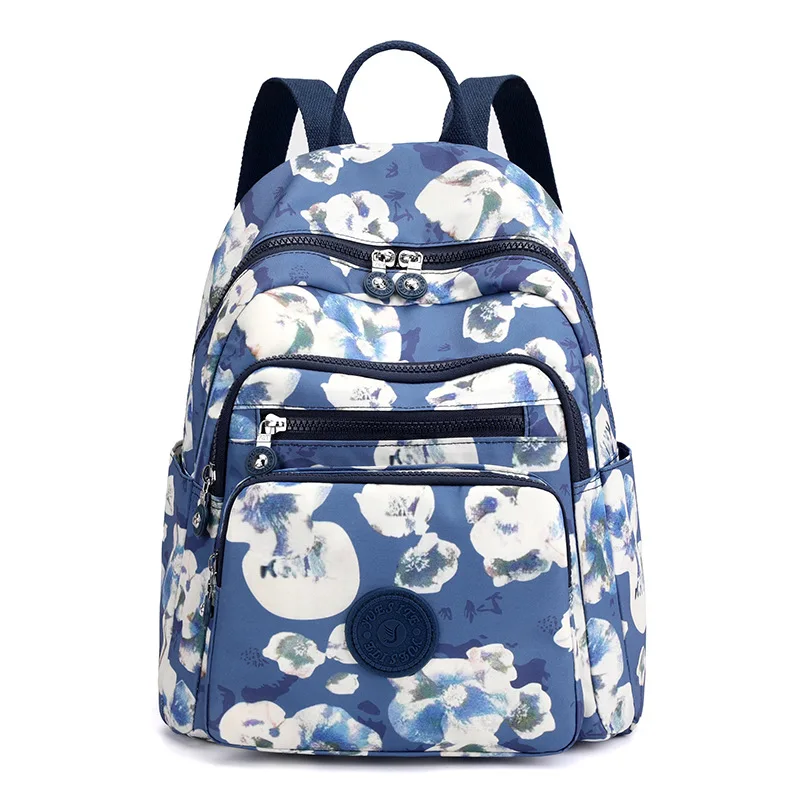 10 Pattern women's backpack 2024 trend Casual Travel korean backpacks Large fabric Anti-theft backpack woman New rucksack women