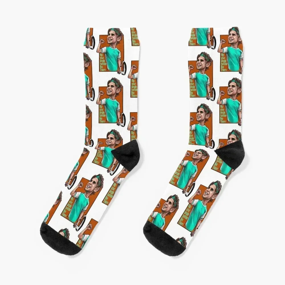 Caricature of the Stars - Tennis Pro - Dominic Thiem Socks happy Running aesthetic Non-slip Men Socks Women's