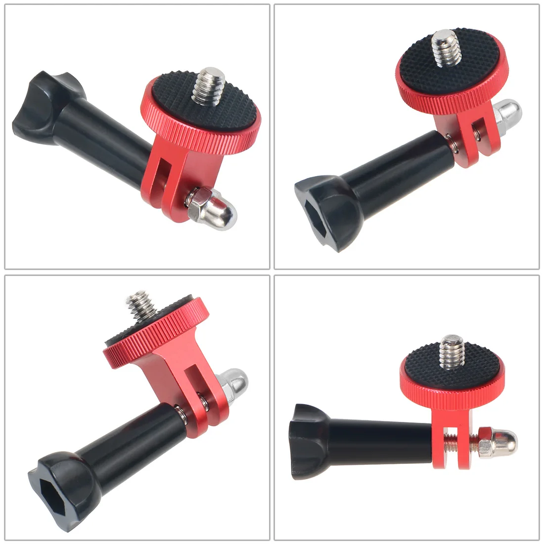 Für Insta360 X5 Metall-Mini-Stativ Konvertierbare Halterung 1/4' Schraube Schnellwechsel-Basis für Gopro Hero 13 DJI OSMO Pocket4 Action-Kamera – Detail 6