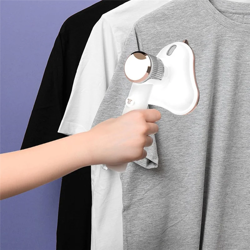 A84G-Portable Mini Ironing Machine - 180°Rotatable Handheld Steam Iron, Foldable Travel Garment For Fabric Clothes