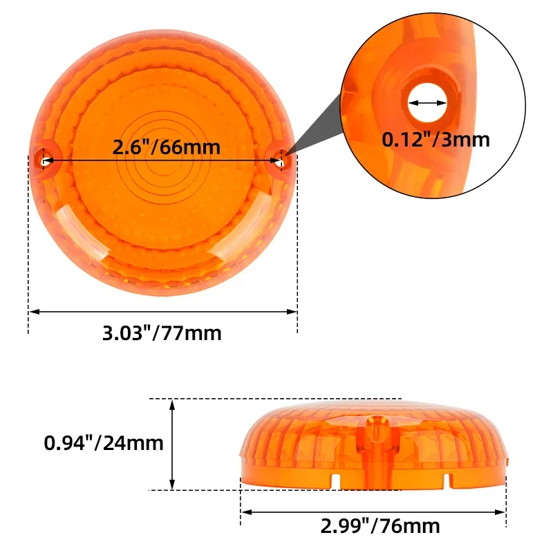 2 pçs motocicleta turn signal lente capa habitação de sinal para yamaha xvs650 v-star xvs400 ds400/650 1985-2014