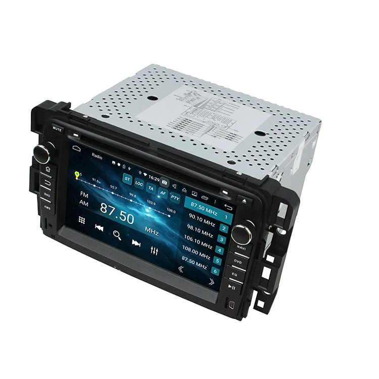 أندرويد 10.0 PX6 4 + 64 جيجابايت مشغل وسائط متعددة للسيارة راديو السيارة نظام تحديد المواقع والملاحة لجي إم سي يوكون/تاهو 2007--2012 مع CarPlay/Google Play