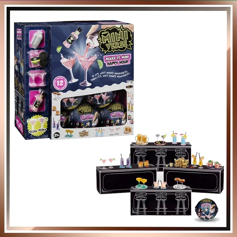 

Предпродажа Make It Mini Happy Hour Miniverse Happy Hour Фигурка Mini Verse Action Anime Lucky Figures Diy Украшение Подарок на день рождения