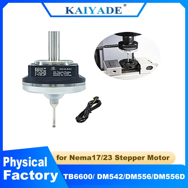 

V6 Anti-Roll 3D Touch Probe Edge Center Finder for Desktop CNC Mach3 GRBL Compatible with Engraver Milling Router