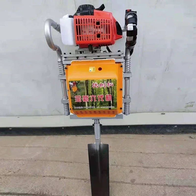 Flower and Tree Transplanting Pilling Machine Two Stroke Engine Tree Digger Portable Tree Digger Hot sales