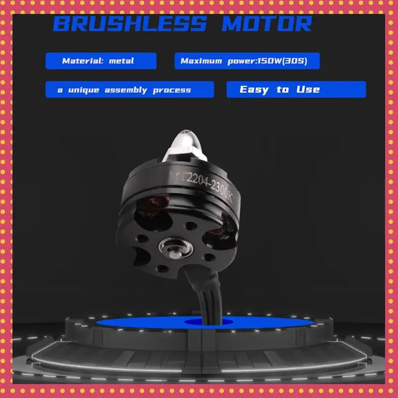 

B74A 4Pcs MT2204 2204 2300KV Brushless Motor CW / CCW For Mini 200 210 230 250MM Quadcopter FPV