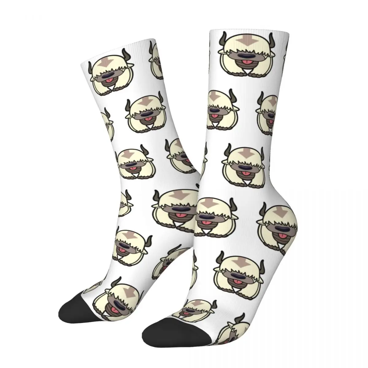 New Male Men Socks Novelty Appa Avatar The Last Airbender Sock Polyester Sport Women's Socks Spring Summer Autumn Winter