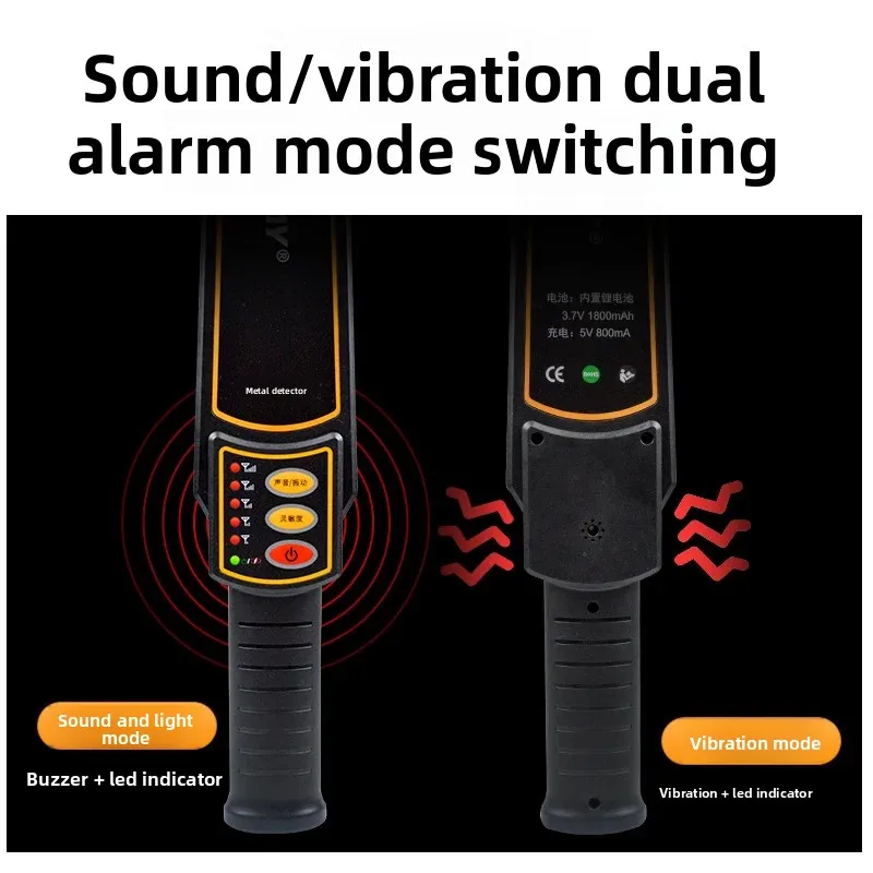 Utility SW‑752 High‑Precision Handheld Metal Detector Security Scanner For Exam Hall Phone Inspection