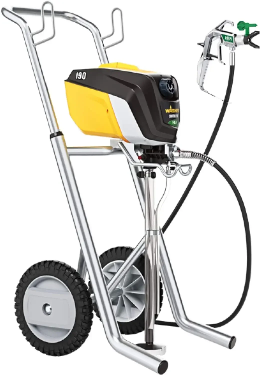 

Wagner Spraytech 580559 Control Pro 190 Cart Paint Sprayer, High Efficiency Airless Sprayer with Low Overspray