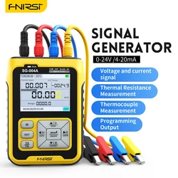 FNIRSI SG-004A 4-20mA Multifunctional Gerador de sinal PT100 Thermocouple Resistance Pressure Transmitter Process Calibrator