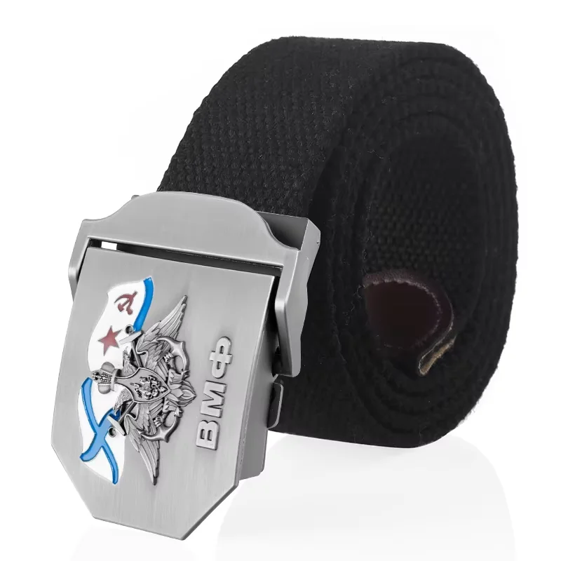 

Мужской парусиновый ремень 3D Русский ВМФ с металлической пряжкой Ремни для женщин Джинсы Пояс СССР Военные солдаты Тактический ремень Мужской ремень