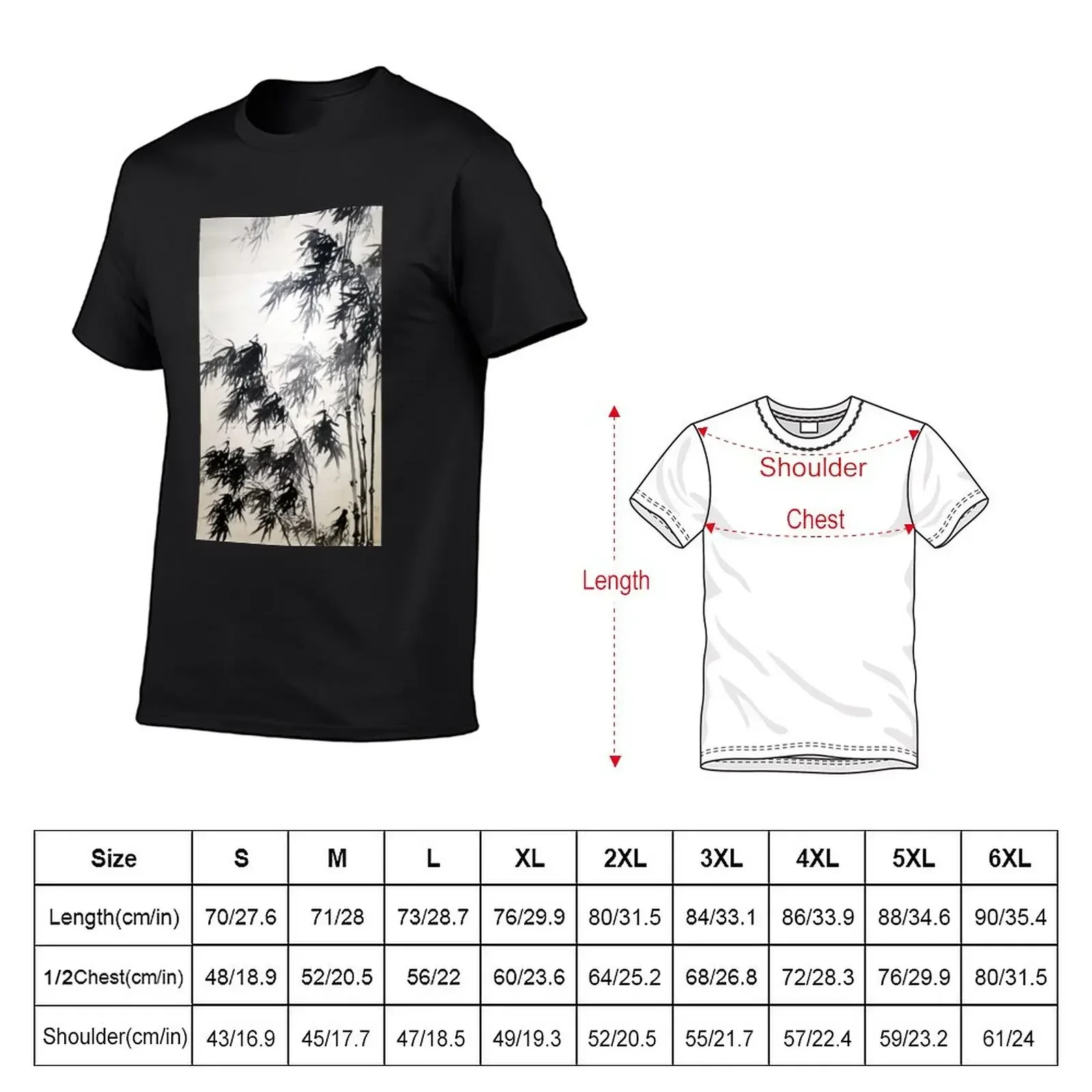 Tani Buncho Bamboo T-Shirt kawaii clothes summer top workout shirts for men