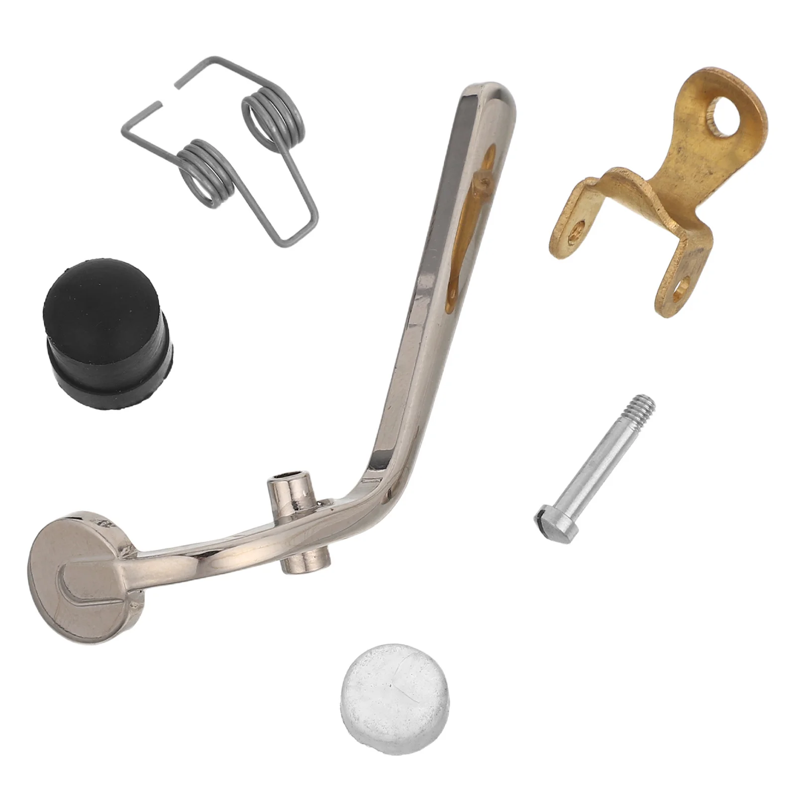 

1Set Professional Trombone Water Key Set Copper Rubber Material Efficient Moisture Removal Ideal for Practice Performance