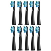 10 Pcs Replacement Brush Heads For Seago/Fairywill Electric Toothbrush Head Dupont Bristle Brush Refill Efficient Tooth Cleaning