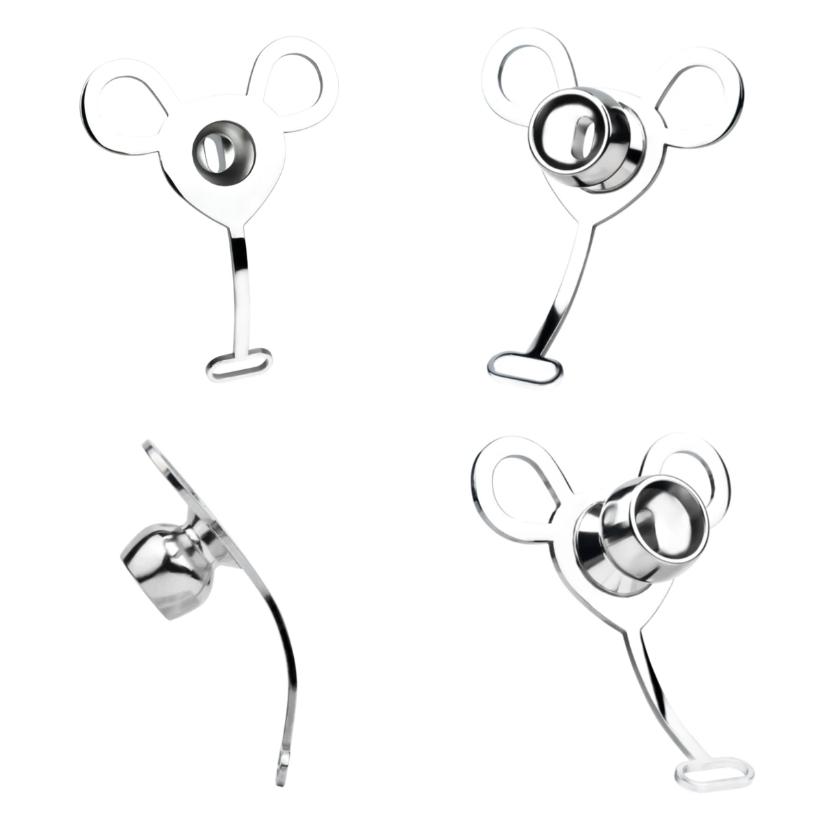 FRRK MTF FU-Clip-FU Inverted Male Chastity Cage Sissies Strapon Penis Cage Belt BDSM Male to Female Fetish Sextoys for 18 정조대