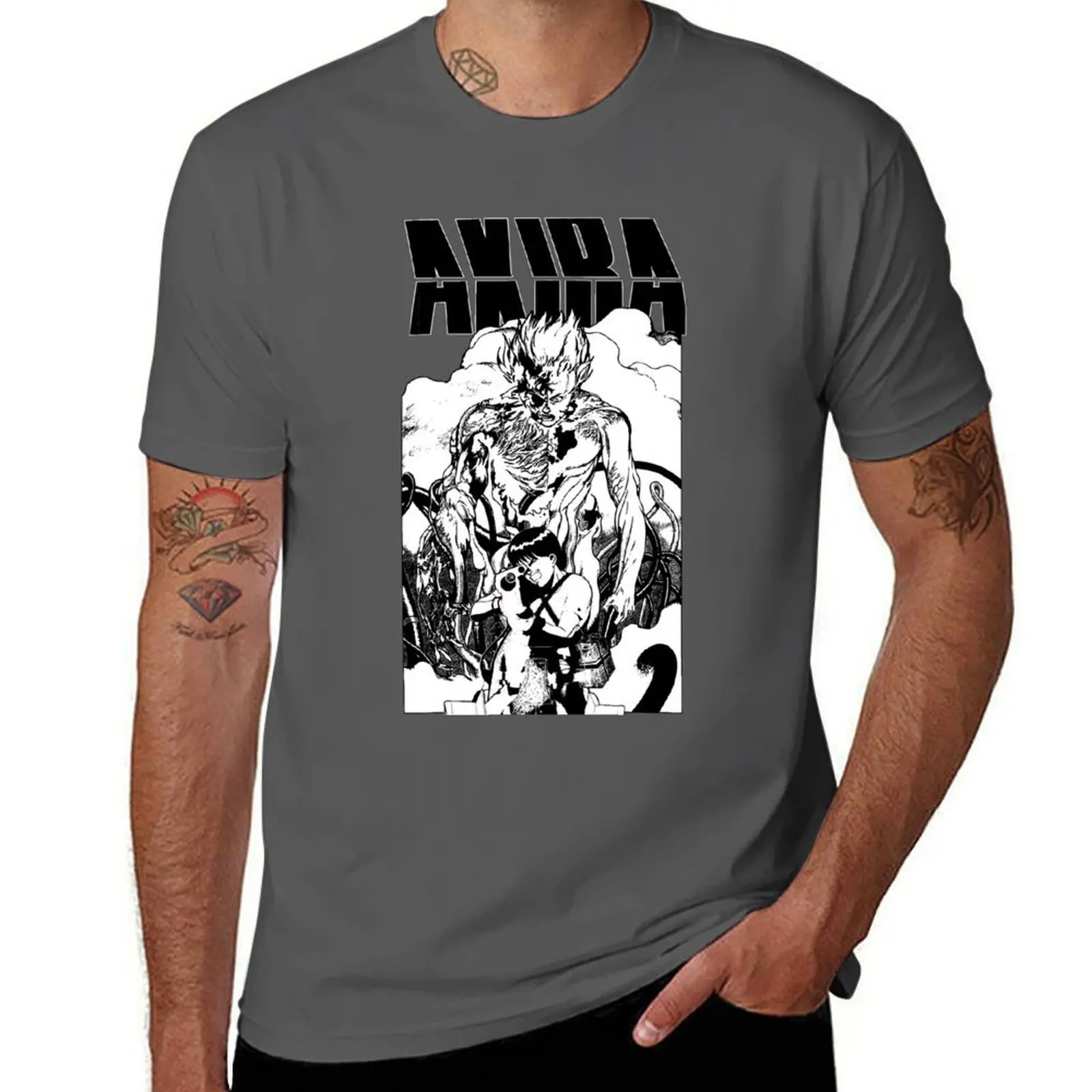 

TETSUO AKIRA KANEDA T-Shirt Breathable Lightweight Summer Top