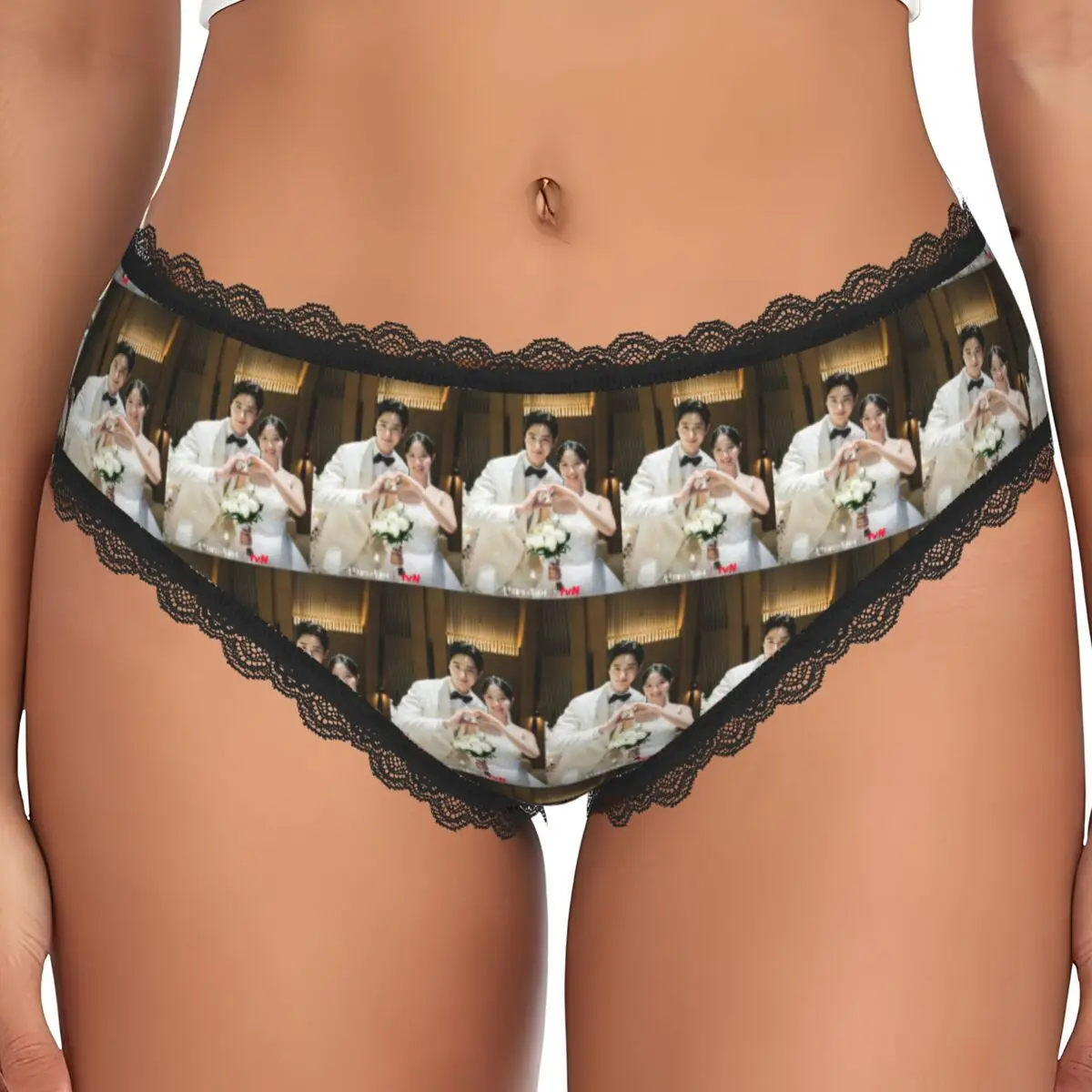 Custom Lovely Runner K-drama Byeon Woo Seok Panties Briefs Women's Comfort Briefs Underwear Breathable Female Underpants
