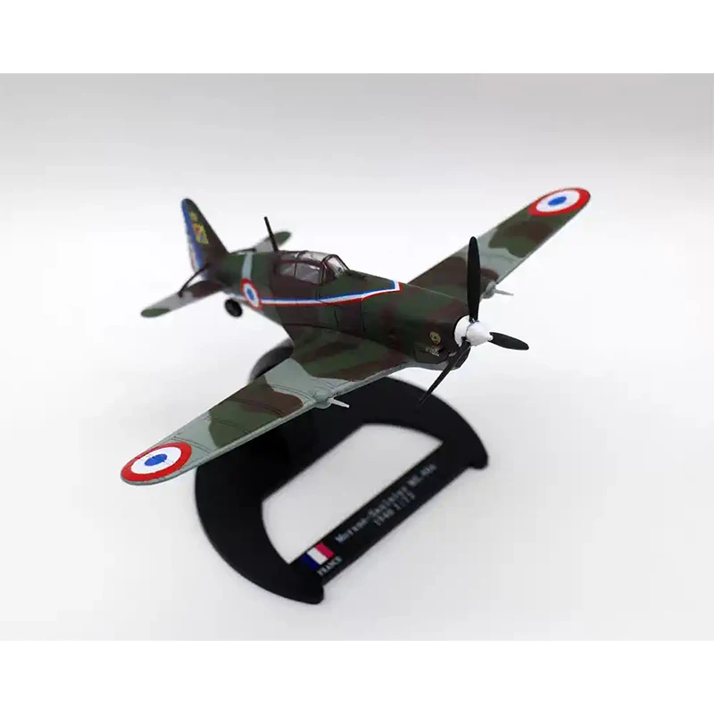 Foreign Trad 1/72 Fighter Plane Morane Saulnier Law MS.406 Fighter Model Alloy Collect Ornaments