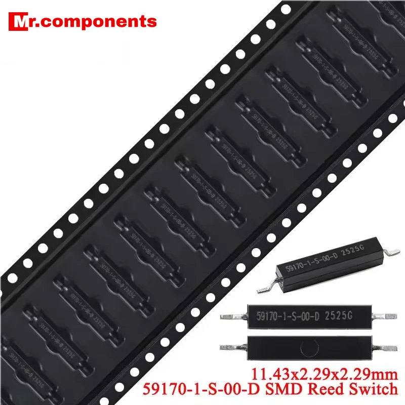 5pcs 59170 59170-1-S-00-D SMD Reed Switch Magnetic Sensor Controlle Switch NO Normally Open Contact 16mm Plastic New