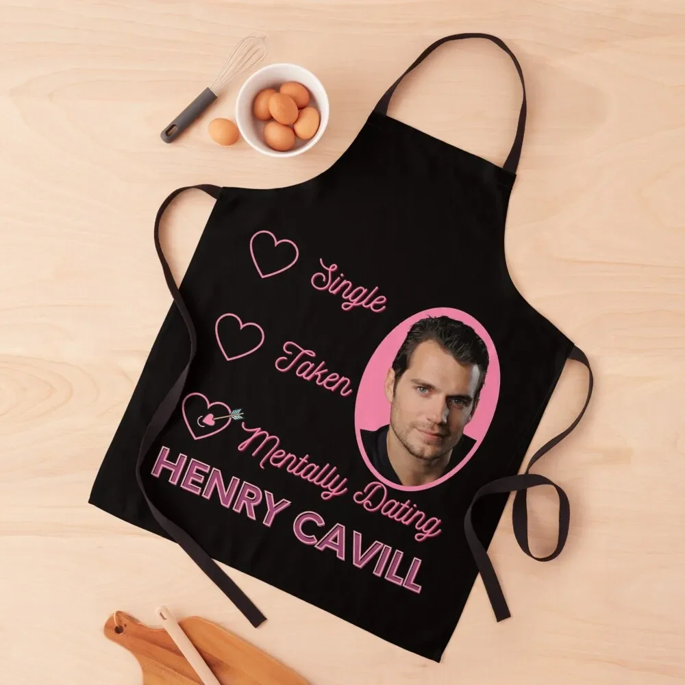 

Mentally Dating Henry Cavill Apron Korean Men's Kitchen innovative kitchen and home items kitchen girl Apron