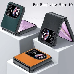 Capa For Blackview Hero 10 5G Shockproof Leather Phone Flip Case Fundas For Blackview Hero 10 Ultra Slim Hard PC Protector Cover