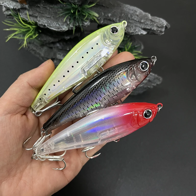 90mm 18g Sinking Pencil Fishing Lures Inshore Twitchbait Saltwater Pesca Artificial Hard Baits Topwater Trout Carp Supplies 9070