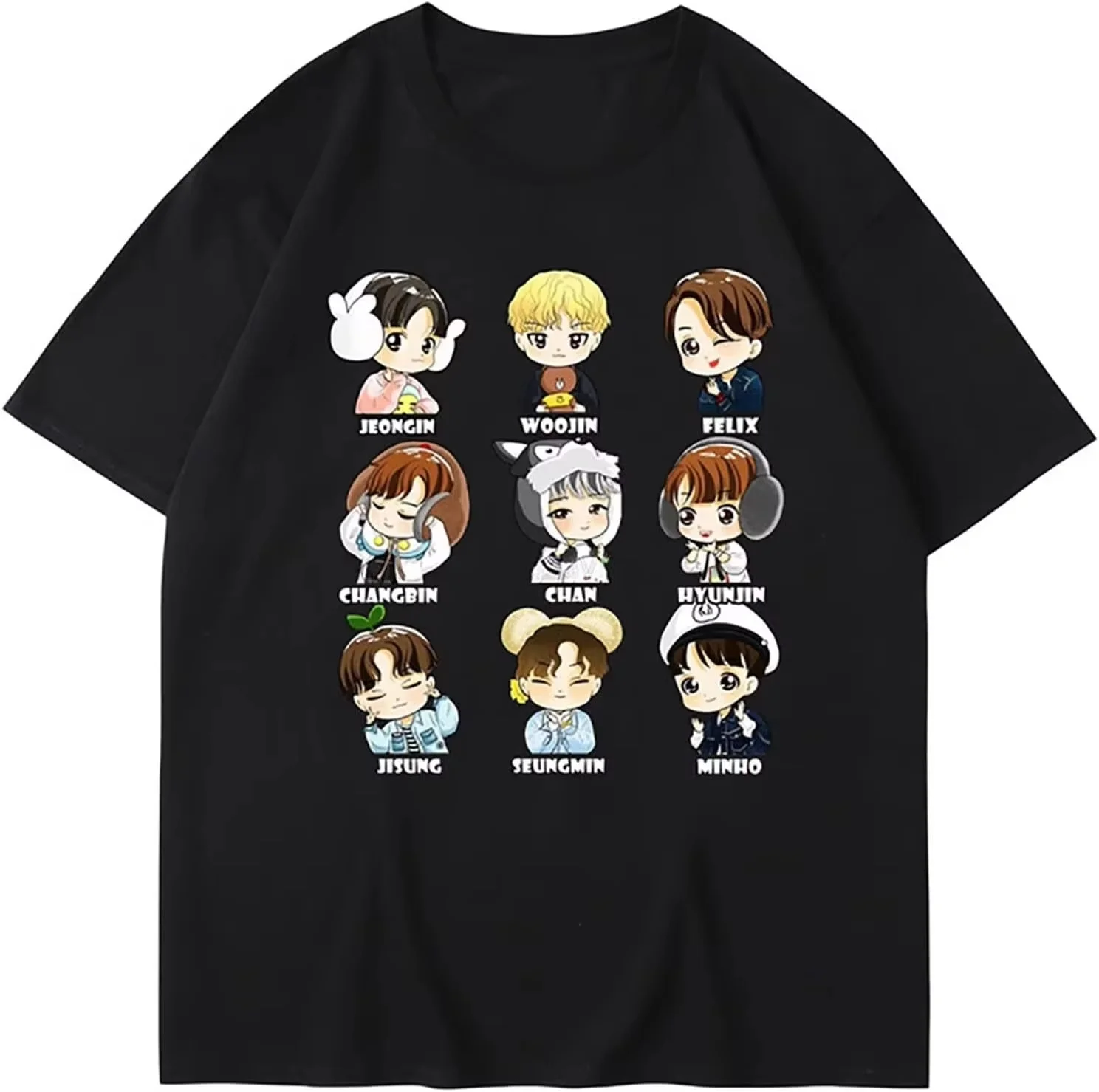 Famous pop group T-shirt K-pop singer group T-shirt