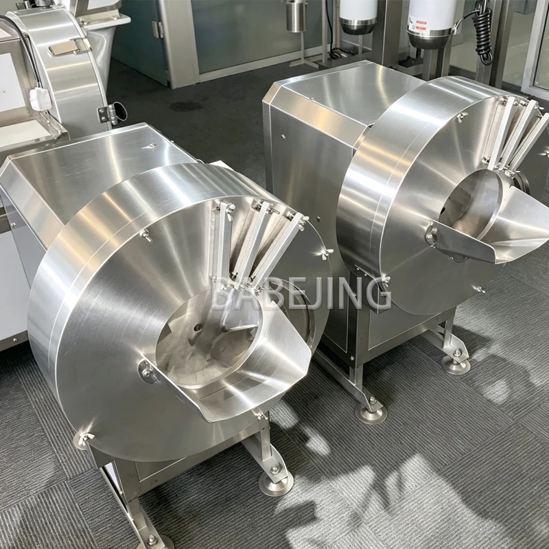 Food Processing Cutter, Ginger Strip Shredder, Heavy Duty Centrifugal Slicing Machine For Various Root Vegetables