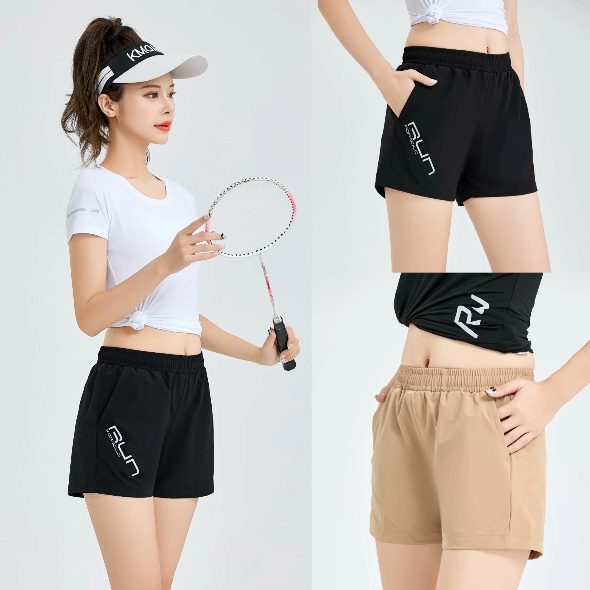 

Three-point Shorts Women Tennis Badminton Quick-drying Casual Running Summer Loose Training Table Tennis Sports Fitness Pants