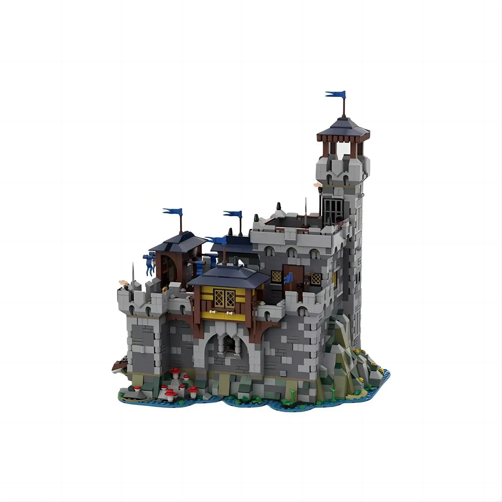 

MOC building block 80329 European architecture medieval fortress modified assembly toy ornament